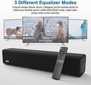 BESTISAN 100 Watt Home Theater System 2.1 Channel with Built-in Subwoofer, Bluetooth 5.0 and Wired Connections Sound Bars for TV (32 Inch, 3 Audio Modes, Bass Adjustable, Wall Mountable, Touch Control