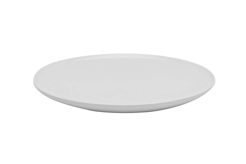 Red Vanilla Every Time Rectangular Dinner Plate, Set Of 6, 10.5" x 8.5", White