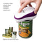 Electric Can Opener, Bangnui Automatic Can Opener, One Button Start&Auto Stop Can Opener, Purple