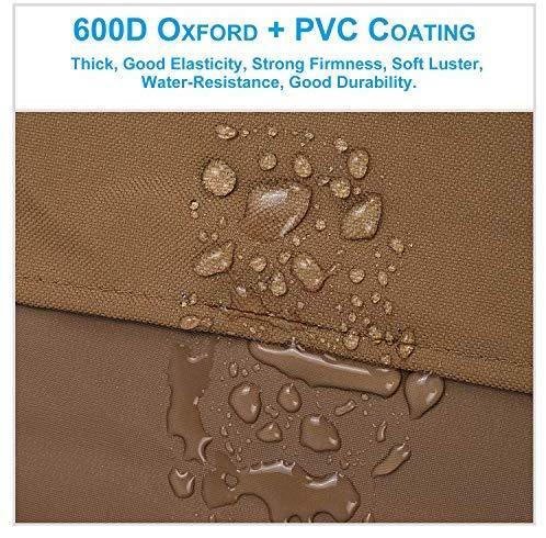 RVMasking Tire Covers for RV Wheel Set of 4 Heavy Duty 600D Oxford Motorhome Wheel Covers, Waterproof PVC Coating Tire Protectors for Trailer Truck Camper Auto, Fits 29' - 31.75" Tire Diameters