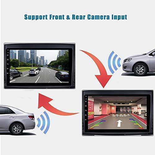 Dasaita 10" Android 9.0 Bluetooth Car Stereo for Toyota Tacoma Corolla Sienna 2016 2017 2018 Head Unit with 4G RAM 64G ROM Car Radio Touch Screen GPS Navigation Dash Kit