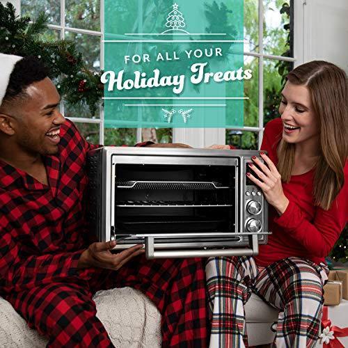 COSORI CO130-AO Toaster Oven with Air Fryer, Dehydrator, Pizza & Roaster, Christmas Healthy Gift, Recipes & Accessories Included, 30L, Silver