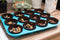 Silicone Muffin and Cupcake Pans – Set of 2 | Cake Molds | Large (12) and Mini (24) | Easy to Clean Non Stick Bakeware | BPA Free and Dishwasher Safe by Lucentee