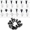 UTSAUTO 620Pcs Car Retainer Clips & Plastic Fasteners Kit Fender Rivet Clips 16 Most Popular Sizes Auto Push Pin Rivets Set for Toyota GM Ford Honda Acura Chrysler