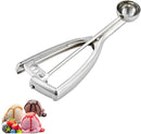 Fayomir  Medium Cookie Scoop, 2.8 Tbsp/ 1.4 OZ, 2 inch/ 5 CM Ball, 18/8 Stainless Steel Medium Ice Cream Scoop, Secondary Polishing