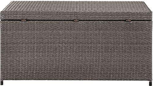 Crosley Furniture Palm Harbor Outdoor Wicker Storage Bin - Grey