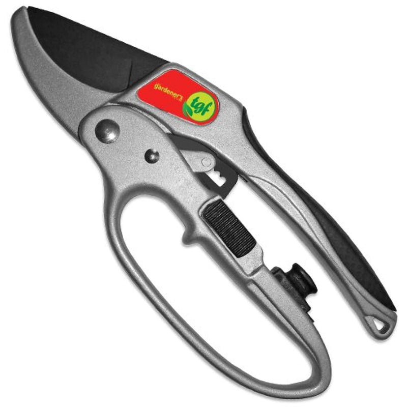 The Gardener's Friend Pruners, Ratchet Pruning Shears, Garden Tool, For Weak Hands, Gardening Gift For Any Occasion, Anvil Style