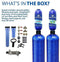 Aquasana Whole House Water Filter System - Filters Sediment & 97% Of Chlorine - Carbon & KDF Home Water Filtration - EQ-1000