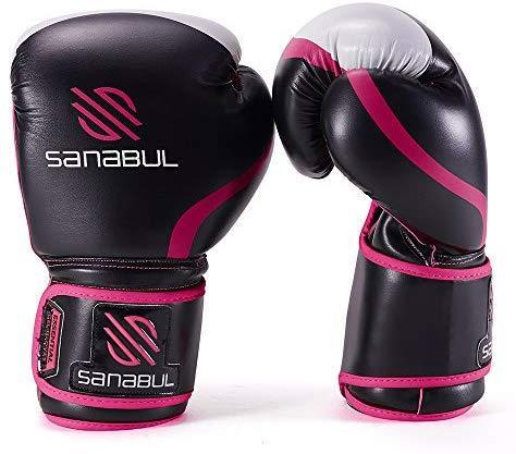 Sanabul Essential Gel Boxing Kickboxing Punching Bag Gloves