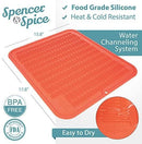 Miligore Silicone Dish Drying Mat - Anti-Slip Draining Mats, Waterproof Drainer Pad for Dishes, Premium Kitchen Accessories - BPA-Free Sink Drainage Pads for Countertops to Dry Dishware