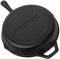 Pre Seasoned Cast Iron Skillet (12.5 inch) by Utopia Kitchen