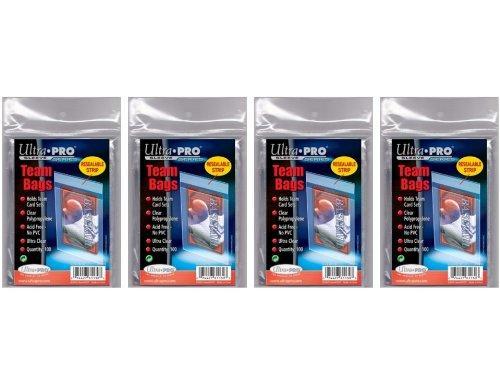 400 Ultra Pro Standard Team Bags 4 Packs of 100 New Team Set Lot Value Pack