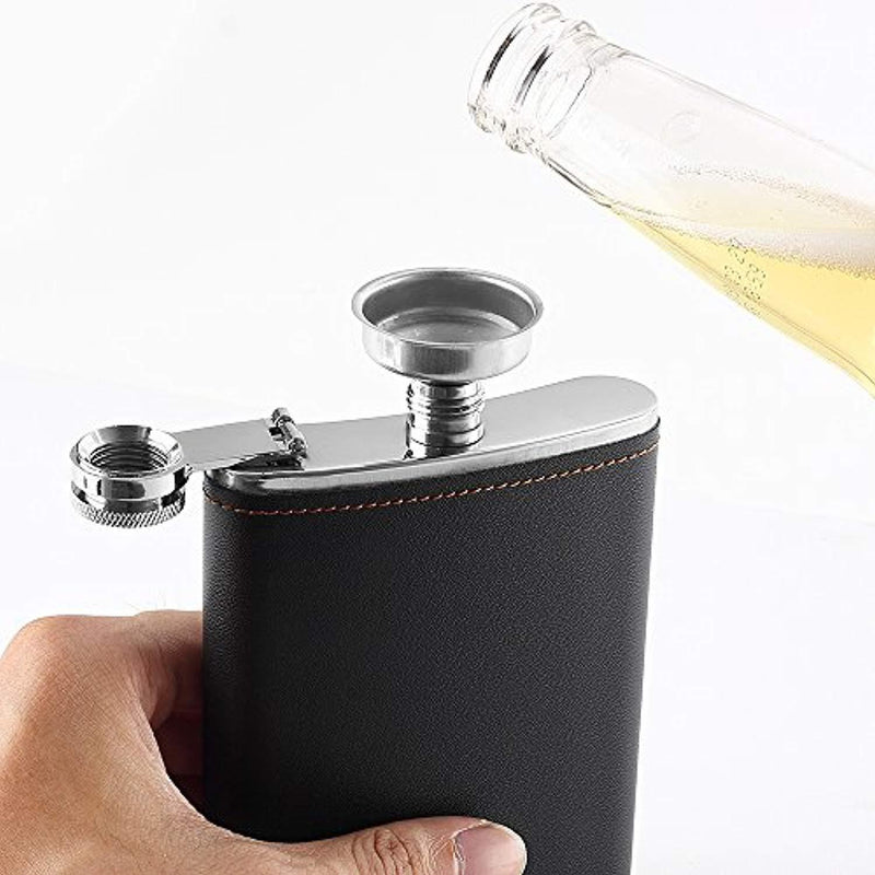 6Pcs Groomsmen Gift 8 oz Hip Stainless Flask,Groomsman Gifts For Wedding