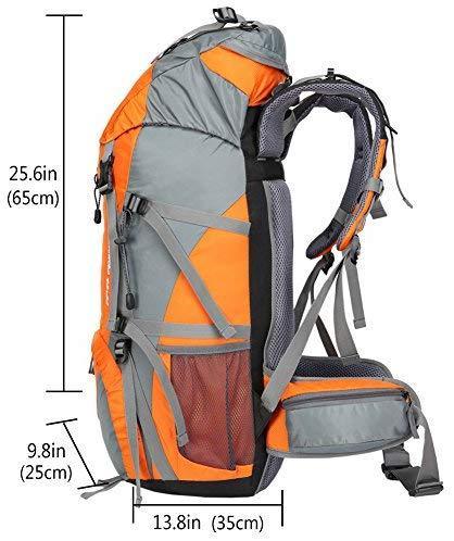 Hiking Backpack 50L Travel Camping Backpack with Rain Cover