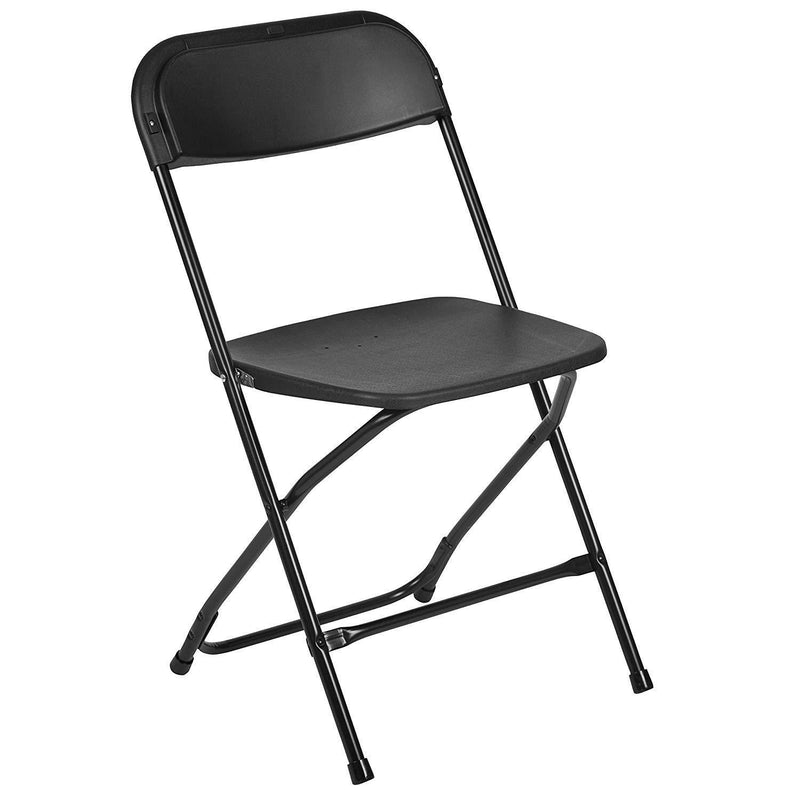 Flash Furniture 10 Pk. HERCULES Series 650 lb. Capacity Premium White Plastic Folding Chair