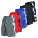 Real Essentials Men's Active Athletic Performance Shorts with Pockets - 5 Pack