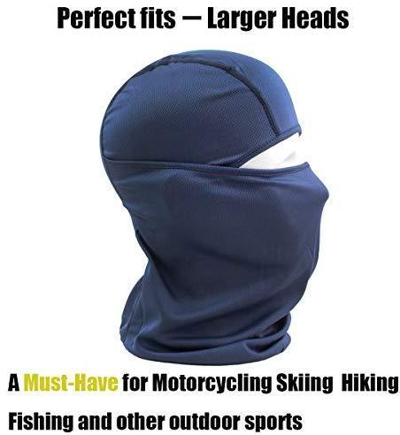 hikevalley Balaclava Face Mask Adjustable Windproof UV Protection Hood