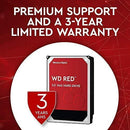 WD Red 2TB NAS Hard Drive - 5400 RPM Class, SATA 6 Gb/s, 64 MB Cache, 3.5" - WD20EFRX