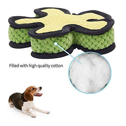 EETOYS Low Stuffing Latex with Plush Squeaker Hand Sew Double Stitched Seam Interactive Dog Toy by EETOYS MARKET LEADER PET LOVER