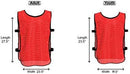 Unlimited Potential Nylon Mesh Scrimmage Team Practice Vests Pinnies Jerseys Bibs for Children Youth Sports Basketball, Soccer, Football, Volleyball (Pack of 12)