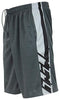 Real Essentials Men's Active Athletic Performance Shorts with Pockets - 5 Pack