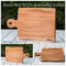 Super-Durable Mahogany Wood Cutting Board with Juice Drip Groove and Handle | 15.7 x 11 x 1.1" Thick Heavy Duty One-Piece Wooden Chopping Butcher Block Countertop - 5.5 lb