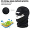 hikevalley Balaclava Face Mask Adjustable Windproof UV Protection Hood