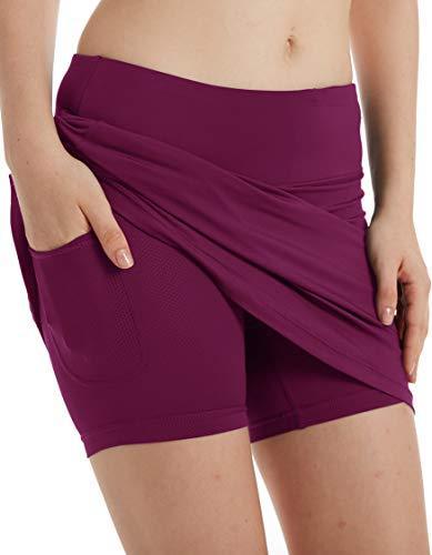 Women's Active Athletic Skirt Sports Golf Tennis Running Pockets Skort