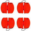 SiliSlick Bundle of 6. 2 Stage Portable Knife Sharpener. Tungsten and Ceramic blades for Complete and accurate sharpening