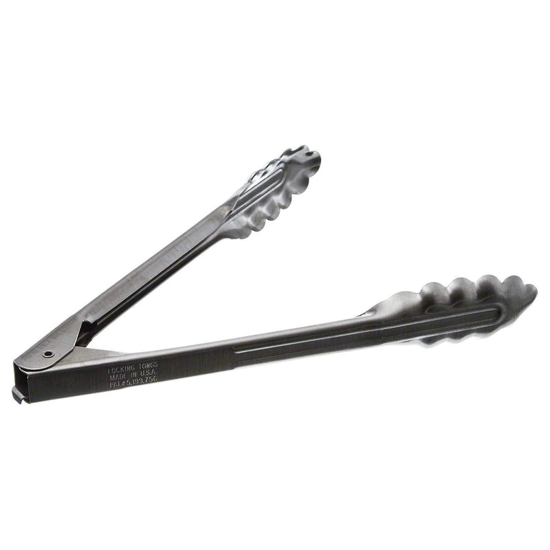 Edlund - 12 inch heavy duty stainless steel restaurant tongs with Lock - 4412 HDL - 2 Pack