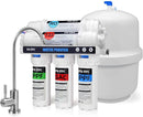 FS-TFC Reverse Osmosis Water Filtration System Under Sink Water Filter 5-Stage 100 GPD Plus Extra Set of 4 Filters for Free (FS-RO-100G-A)