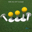 SkyLife Golf Rubber Tee Holder Set for Driving Range Golf Practice Mat (1.5''/2''/2.6''/2.8''/3'')