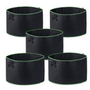 Garden4Ever Grow Bags 5-Pack 10 Gallon Aeration Fabric Pots Container with Handles