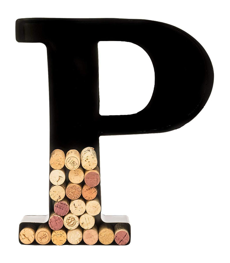 Wine Cork Holder - Metal Monogram Letter (M) by Will's