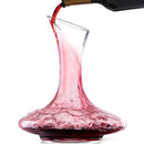 Bella Vino Wine Decanter, 100% Lead-Free Hand Blown Crystal Glass, Red Wine Carafe, Wine Aerator with Wide Base,Wine Accessories,Wine Gift