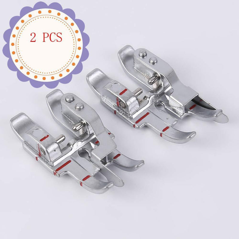 YaDu Pack of Pfaff Stitch-in-The-Ditch Presser Foot and Pfaff Sewing Machine Snap-on 1/4in. Presser Foot w/Edge Guide