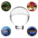 SunAngel lensball with Stand and Pouch, K9 Crystal Sphere Ball with Microfiber Pouch,Crystal Photography Lens Ball(80mm/3.15" with Stand and Pouch)