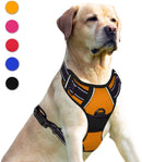 Supet Dog Harness No Pull, Adjustable Outdoor Pet Vest 3M Reflective Oxford Material Harness for Dogs Easy Control for Small Medium Large Dogs