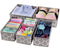 Homyfort Foldable Cloth Storage Box Closet Dresser Drawer Organizer Cube Basket Bins Containers Divider with Drawers for Underwear, Bras, Socks, Ties, Scarves, Set of 6, Grey