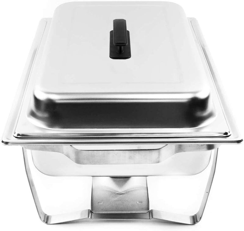 Alpha Living 8QT Chafing Dish High Grade Stainless Steel Chafer Complete Set