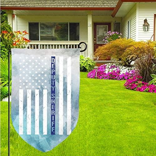 HOME DEPUTY Deputy Sheriff Us Flag Home Decoration Garden Flag 1218 in (Double Side)