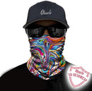 Obacle Seamless Bandana for Rave Face Mask Dust Wind UV Sun Protection Durable Neck Gaiter Tube Mask Headwear Bandana Face Mask for Men Women Festival Party Motorcycle Riding Fishing Hunting Outdoor