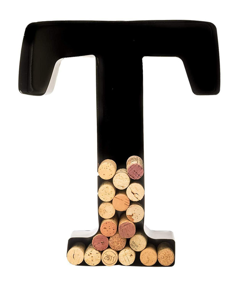 Wine Cork Holder - Metal Monogram Letter (M) by Will's