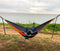 gear4U: Two Person, Double Camping Hammock with 2 Heavy Duty Tree Straps, 2 Pockets, 6 Tie Downs and Stakes. Strong Nylon Material. Best Gear for Backpacking, Hiking, Camping, Travel, Beach or Yard