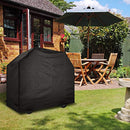 Homitt Gas Grill Cover, 58-inch 3-4 Burner 600D Heavy Duty Waterproof BBQ Cover with Handles and Straps for Most Brands of Grill -Black