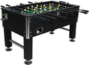 Sunnydaze Foosball Table - 55-Inch Recreational Game - Chrome Plated Steel Rods - 2 Durable Drink Holders - 4 Sturdy Leg Levelers for Competitive Football Gaming - Sports Arcade Soccer for Game Room