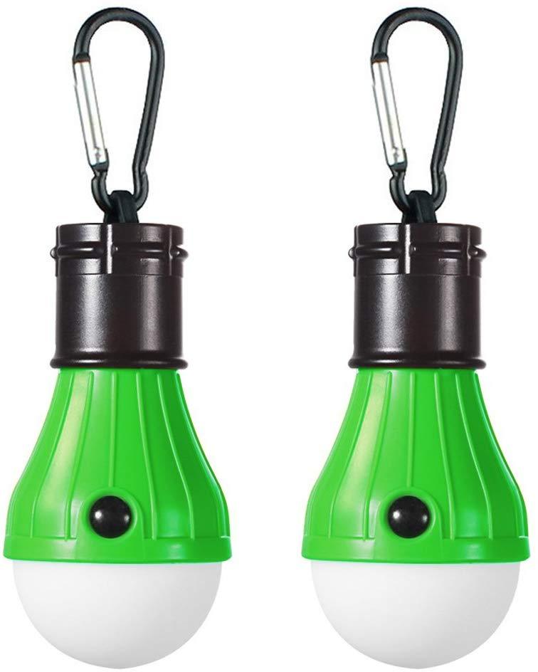 Doukey LED Camping Light [2 Pack or 4 Pack] Portable LED Tent Lantern 4 Modes for Backpacking Camping Hiking Fishing Emergency Light Battery Powered Lamp for Outdoor and Indoor