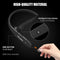 Bluetooth Headphones, RoomyRoc Wireless Neckband Headset Evoking Siri & Bixby with Retractable Earbuds, Sports Sweat-Proof Noise Cancelling Foldable Stereo Earphones with Mic (Black)