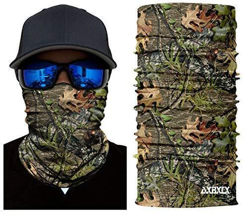 AXBXCX 2 Pack - Camouflage Print Seamless Neck Gaiter Bandana Face Mask for Outdoor Activities