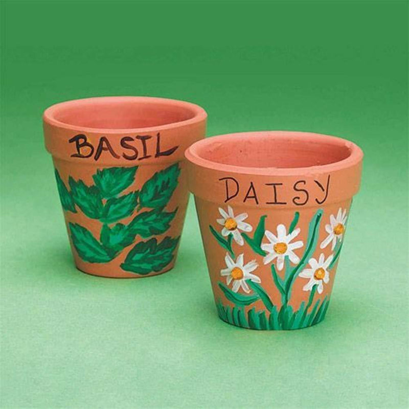 DDMY 28 Pcs Mini Clay Pots 2.3'' Small Terracotta Pot Flower Vases Pottery Planters Clay Ceramic Pots Succulent Nursery Pots- Great for Indoor/Outdoor Plants,Crafts,Wedding Favor Kid Birthday